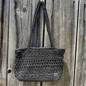 The Sak Crochet Black purse with crocheted straps. Small size-Great condition!